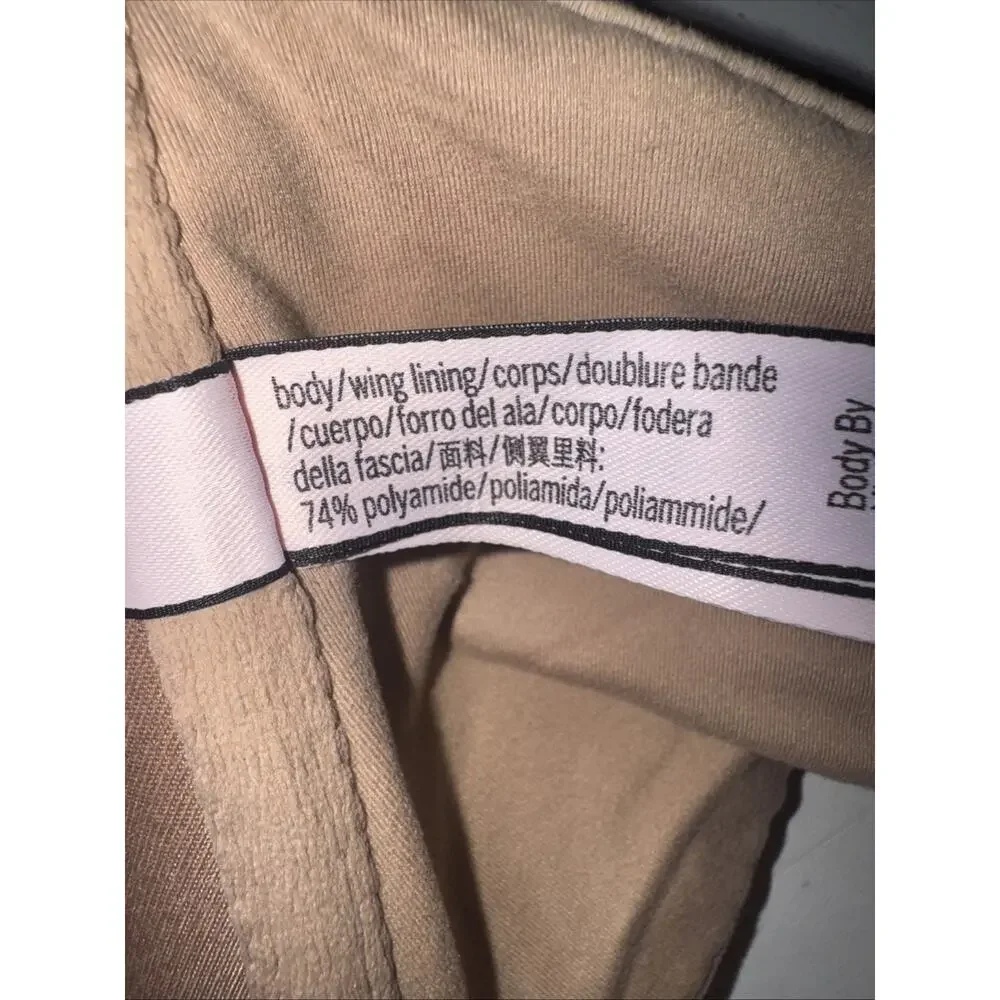 Victoria's Secret beige 40DD Body By Victoria Racerback Sexy Tan Lace VS Nude - Picture 12 of 13